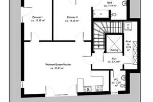 Sonniges Penthouse mit Weitblick ins Alstertal – Die vollständige Adresse der Immobilie erhältst du vom Anbieter., 22391 Poppenbüttel, Hamburg – Vorschaubild 11