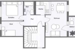 Schöne 3-Zimmer-Wohnung mit Balkon / Aufzug – Karl-Jänecke-Str. 10, 39218 Schönebeck (Elbe) – Vorschaubild 8