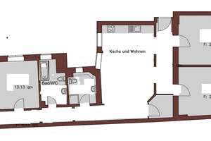 Sanierte, großzügige 5-Zimmer-Altbauwohnung, Ecke Lenéviertel – Leipziger Str. 60, 39112 Leipziger Straße, Magdeburg – Vorschaubild 18