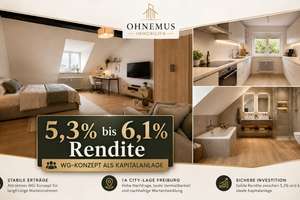 City-Investment Freiburg: 135 m² Maisonette mit WG-Konzept und bis ca. 6,1 % Bruttorendite