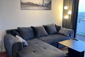 Voll möblierte 2-Zimmer-Wohnung im 14. OG mit Panorama-Balkon in Schwabing – Die vollständige Adresse der Immobilie erhältst du vom Anbieter., 80804 Am Luitpoldpark, München – Vorschaubild 5