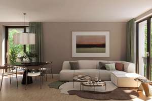 Im begehrten Stuttgarter Westen: Neubau-Wohnung zum Kauf mit 3 Zimmer und Balkon und EH40+QNG