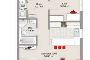 Ruhige 3-Zimmer-Wohnung am Aachener Stadtwald, provisionsfrei – Rotbendenstraße 16, 52076 Burtscheid Steinebrück, Aachen – Vorschaubild 18