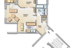 Gut geschnittene 2-Zimmerwohnung mit Loggia und TG-Stellplatz – Die vollständige Adresse der Immobilie erhältst du vom Anbieter., 9113 Schloßchemnitz, Chemnitz – Vorschaubild 31