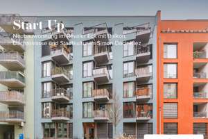 Start Up - Neubauwohnung im Revaler Eck mit Balkon, Dachterrasse und Stadtkultur im Simon-Dach-Kiez