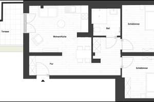 Sanierte 3-Zimmer Wohnung in Flingerns Herzstück (WE 2.01) | mit EBK und Terrasse! – 40233 Flingern Nord, Düsseldorf – Vorschaubild 2