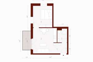 Durchdachter Schnitt: Helle 2-Zimmer-Wohnung in ruhiger Lage – Klistostraße 12, 14165 Zehlendorf, Berlin – Vorschaubild 2