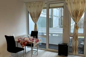 KERNSANIERTE EINZIMMERWOHNUNG MIT HOCHWERTIGEM BAD & KÜCHE IN BOGENHAUSEN – Fritz-Meyer-Weg 55, 81925 Oberföhring, München – Vorschaubild 6