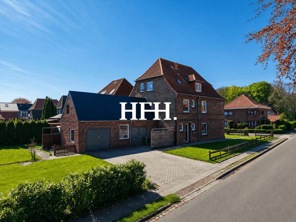 Immobilie in Brunsbüttel - Flexibles Investment: Vermietetes, real geteiltes Dreifamilienhaus - Bild 1