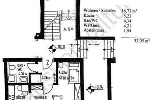 Kompakte 1-Zimmer mit Schlafnische, Dusche und Laminat in sehr guter Lage – Die vollständige Adresse der Immobilie erhältst du vom Anbieter., 9113 Schloßchemnitz, Chemnitz – Vorschaubild 3