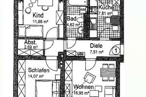 *Perfekte Wohnung zur Kapitalanlage: 3-Raum-Wohnung mit Balkon in 09126 Chemnitz zum Verkauf* – Lutherstraße 34, 9126 Lutherviertel, Chemnitz – Vorschaubild 3