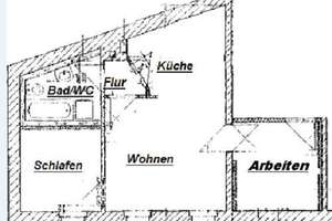 Kompakte Hinterhaus DG 2,5-Zimmer mit Einbauküche, Laminat und Wanne in uninaher Lage! – Rembrandtstraße 31 A, 9111 Zentrum, Chemnitz – Vorschaubild 15