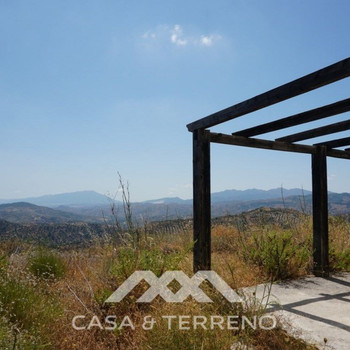 Ackerland, Yunquera, Málaga, Andalusien