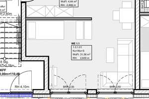 Modern wohnen: Studio mit Echtholzparkett und Fußbodenheizung – Dufourstraße  1, 4107 Zentrum-Süd, Leipzig – Vorschaubild 20