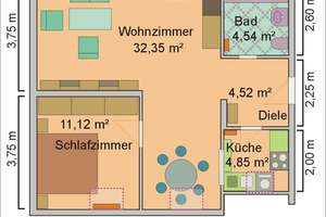 Vermietete, großzügige 2 ZKB DG-Wohnung im herzen von Hockenheim – Untere Hauptstraße 72, 68766 Hockenheim – Vorschaubild 11