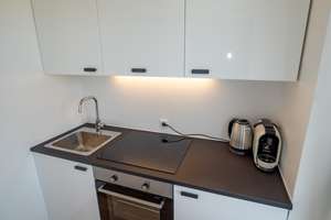 Möbliertes Penthouse, 18. Stock, Stadt- & Alpenblick & Schwimmbad – Drygalski-Allee 118, 81477 Solln, München – Vorschaubild 6