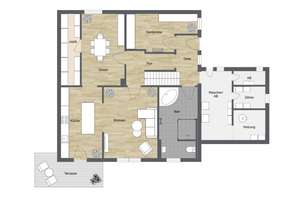 Löhne-Mennighüffen: Großzügige und sanierte DHH mit kleinem Garten, sonniger Dachterrasse und EBK – Die vollständige Adresse der Immobilie erhältst du vom Anbieter., 32584 Löhne – Vorschaubild 31