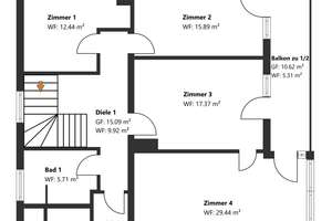 Bogenhausen-Englschalking! Lichterfülltes Einfamilienhaus auf sonnigem Grund – Die vollständige Adresse der Immobilie erhältst du vom Anbieter., 81929 Daglfing, München – Vorschaubild 39