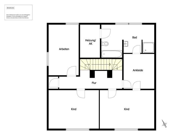 Grundriss 1. Obergeschoss