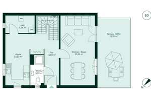 Doppelhaushälfte inkl. Bezugsfertig-Ausstattung, Grundstück und Terrasse – Zum Gut 26B, 4356 Seehausen, Leipzig – Vorschaubild 15