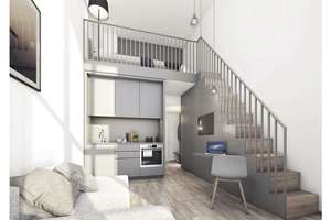 Galerieapartment über 2 Ebenen - Fitness im Haus