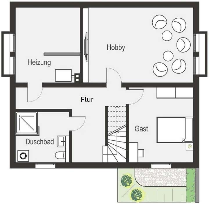 Grundriss Souterrain