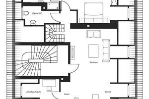 Luxuriöses Wohnen auf zwei Ebenen – Design-Maisonette im Altbaujuwel – Holbeinstraße 17, 81679 Altbogenhausen, München – Vorschaubild 19