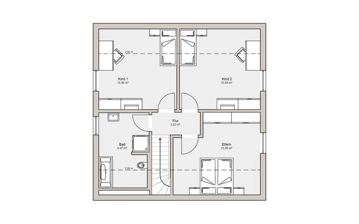 Grundriss Dachgeschoss