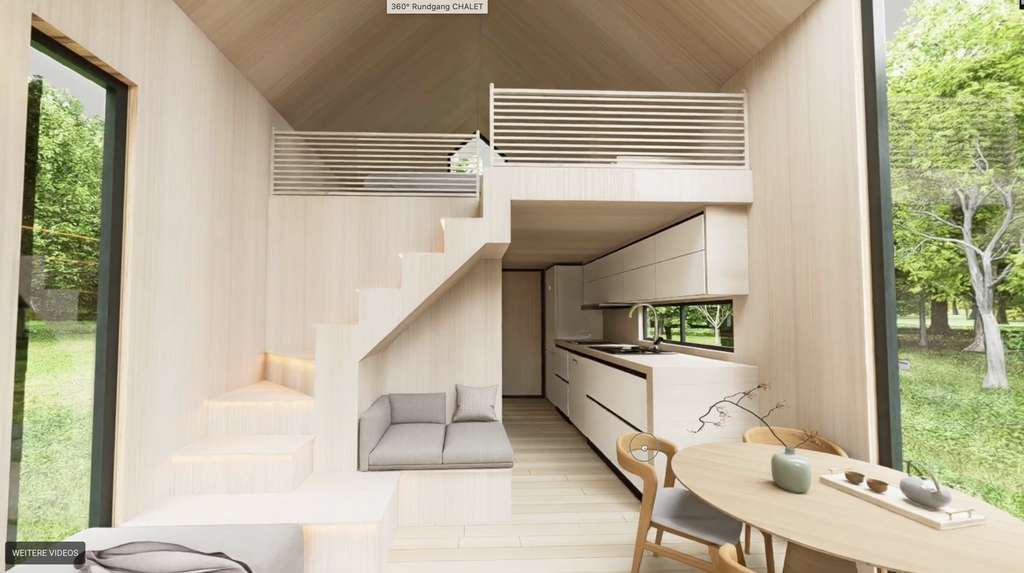 Immobilie in Höfen an der Enz - CHALET in 4 Größen:Kleines Haus im Schwarzwald ab 120.000 € inkl Infrastruktur (Pacht) - Bild 3