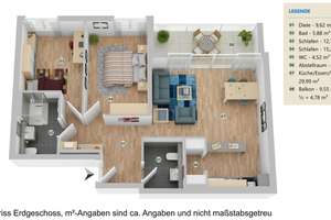 PASSAUS NEUE MIET(T)RÄUME - höchstes Niveau an zentralem Ort
 – Die vollständige Adresse der Immobilie erhältst du vom Anbieter., 94032 Haidenhof Nord, Passau – Vorschaubild 18