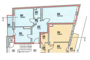 Vermietete 2-Zimmer-Altbauwohnung mit Balkon in gefragter Kieler Lage – ideale Kapitalanlage! – Die vollständige Adresse der Immobilie erhältst du vom Anbieter., 24114 Südfriedhof, Kiel – Vorschaubild 2