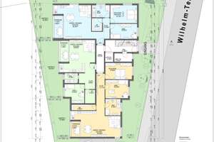 Großzügige und schicke 3 Zimmerwohnung mit Terrasse, Fußbodenheizung und Holzparkett zur Vermietung – Wilhelm-Tell-Straße 72, 30629 Misburg-Nord, Hannover – Vorschaubild 13