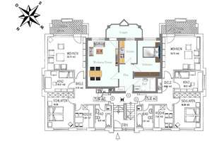 Dachgeschosswohnung mit Balkon und Pkw-Stellplatz in Westerstede - zentrale Wohnlage – Die vollständige Adresse der Immobilie erhältst du vom Anbieter., 26655 Westerstede – Vorschaubild 9
