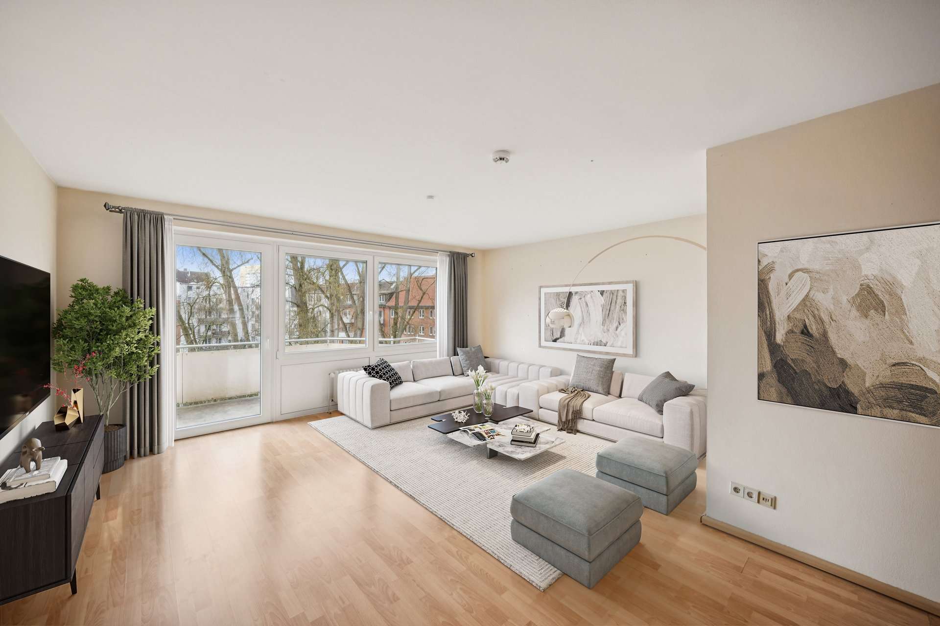 Helle 3-Zimmer-Wohnung mit 2 Balkonen in Toplage Eimsbüttel, Hamburg – Bild 1