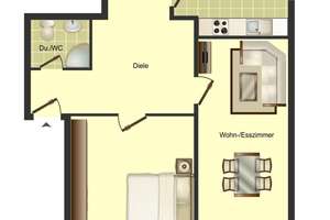Demnächst frei! 2-Zimmer-Wohnung in Aachen – Gneisenaustraße 33, 52068 Panneschopp, Aachen – Vorschaubild 2