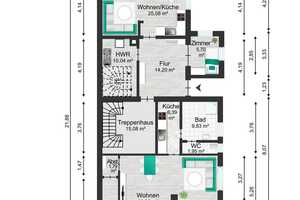 Ein/Zwei-Familienhaus in Leipzig Ost - ca. 102 m² hochwertig saniert + ca. 138 m² ausbaufertig – Leipzig – Vorschaubild 6