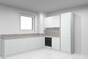 Moderne 3-Zimmer Neubau-Wohnung mit Balkon im 6. OG in München-Obermenzing, mit Dachterrassenzugang – Hermine-von-Parish-Straße 47, 81245 Neupasing, München – Vorschaubild 2