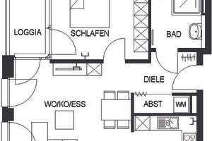 Sonnenlicht, Stil & offene Küche: Großzügige Etagenwohnung mit Loggia als private Oase – Heyestraße 215, 40625 Gerresheim, Düsseldorf – Vorschaubild 7