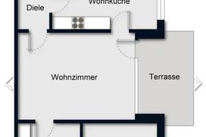 Frisch renovierte 2-Zimmer-Wohnung mit Balkon und modernem Bad in ruhiger Lage in Düsseldorf-Benrath – Johannes-Hesse-Str. 33, 40597 Benrath, Düsseldorf – Vorschaubild 10