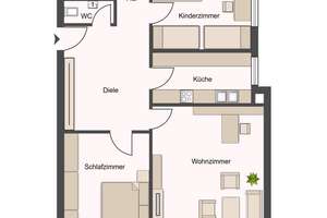 Selbst gestalten: Ihre 4-Zimmer-Wohnung mit TG-Box und Balkon. – Die vollständige Adresse der Immobilie erhältst du vom Anbieter., 72766 Reutlingen-Mitte, Reutlingen – Vorschaubild 10