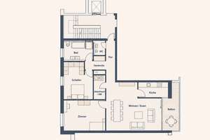 Clarenbach-Gärten: 3 Zimmer (107 m²) am Kanal, Balkon, Aufzug & bis zu 2 TG-Stellplätze – Herbert-Lewin-Straße 1-7, 50931 Lindenthal (Ortsteil), Köln – Vorschaubild 18