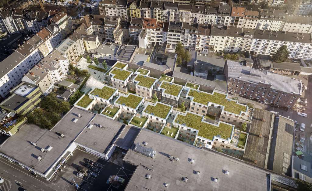 Neubau Stadthaus im Trendviertel Bilk mit privatem Atriumgarten!