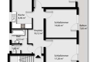 Sofort bezugsfreie 3,5-Zimmer-Wohnung mit Wohlfühlcharakter – Die vollständige Adresse der Immobilie erhältst du vom Anbieter., 88085 Langenargen – Vorschaubild 26