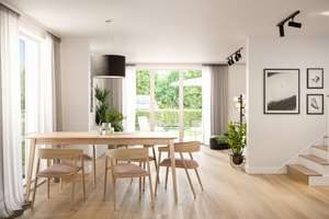 Neubau! Modernes Reihenmittelhaus mit 40 m2  Ausbaureserve im DG und Blick auf die Berge – Die vollständige Adresse der Immobilie erhältst du vom Anbieter., 83052 Bruckmühl – Vorschaubild 1