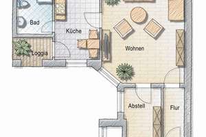 Neu! Charmantes Wohnen mit Einbauküche & Balkon! – Mittelstraße 48, 39114 Werder, Magdeburg – Vorschaubild 2