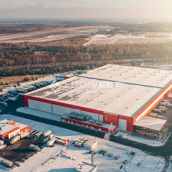 Projektierter Neubau einer Lager- und Logistikhalle