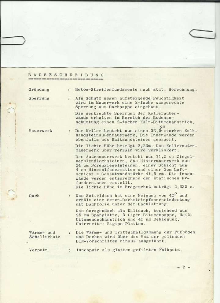Baubeschreibung S.1