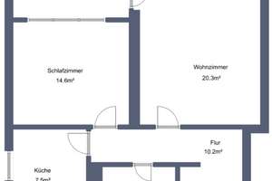 Renovierungsbedürftige 2.-Zi.-Whg mit Loggia in grüner Umgebung von Forstenried – 81475 Fürstenried-West, München – Vorschaubild 7