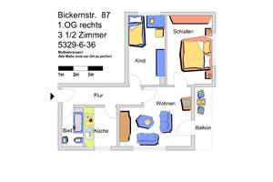 Kleine 3,5 Raumwohnung zu vermieten! perfekt für Alleinerziehende – Bickernstraße 87, 45889 Bismarck, Gelsenkirchen – Vorschaubild 14