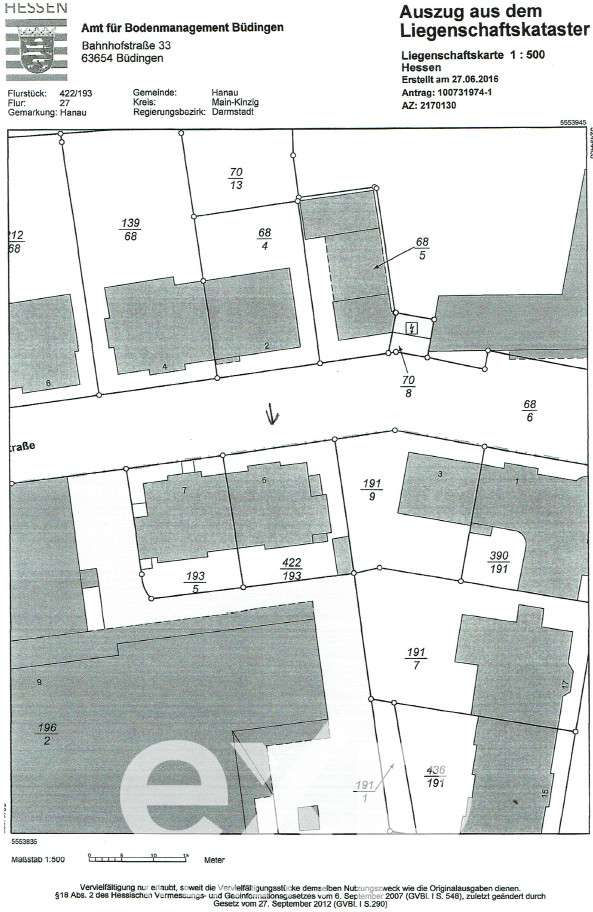 Auszug Liegenschaft
